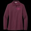 Women's Silk Touch Long Sleeve Polo Thumbnail