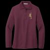 Women's Silk Touch Long Sleeve Polo Thumbnail