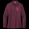 Women's Silk Touch Long Sleeve Polo Thumbnail