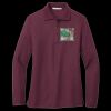 Women's Silk Touch Long Sleeve Polo Thumbnail