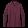 Women's Silk Touch Long Sleeve Polo Thumbnail