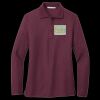 Women's Silk Touch Long Sleeve Polo Thumbnail