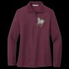 Women's Silk Touch Long Sleeve Polo Thumbnail