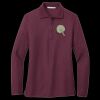 Women's Silk Touch Long Sleeve Polo Thumbnail