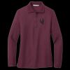 Women's Silk Touch Long Sleeve Polo Thumbnail