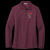 Women's Silk Touch Long Sleeve Polo Thumbnail