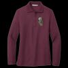 Women's Silk Touch Long Sleeve Polo Thumbnail
