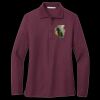 Women's Silk Touch Long Sleeve Polo Thumbnail