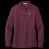 Women's Silk Touch Long Sleeve Polo Thumbnail