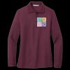 Women's Silk Touch Long Sleeve Polo Thumbnail