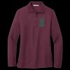 Women's Silk Touch Long Sleeve Polo Thumbnail