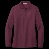 Women's Silk Touch Long Sleeve Polo Thumbnail