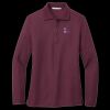 Women's Silk Touch Long Sleeve Polo Thumbnail
