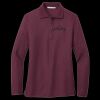 Women's Silk Touch Long Sleeve Polo Thumbnail