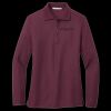 Women's Silk Touch Long Sleeve Polo Thumbnail