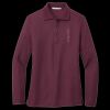 Women's Silk Touch Long Sleeve Polo Thumbnail