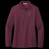 Women's Silk Touch Long Sleeve Polo Thumbnail