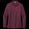Women's Silk Touch Long Sleeve Polo Thumbnail