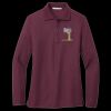 Women's Silk Touch Long Sleeve Polo Thumbnail