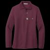 Women's Silk Touch Long Sleeve Polo Thumbnail