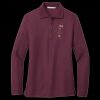 Women's Silk Touch Long Sleeve Polo Thumbnail