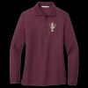 Women's Silk Touch Long Sleeve Polo Thumbnail