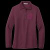 Women's Silk Touch Long Sleeve Polo Thumbnail
