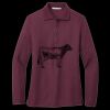 Women's Silk Touch Long Sleeve Polo Thumbnail