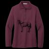 Women's Silk Touch Long Sleeve Polo Thumbnail