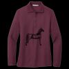 Women's Silk Touch Long Sleeve Polo Thumbnail