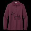 Women's Silk Touch Long Sleeve Polo Thumbnail
