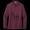 Women's Silk Touch Long Sleeve Polo Thumbnail