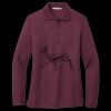 Women's Silk Touch Long Sleeve Polo Thumbnail