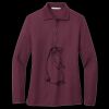 Women's Silk Touch Long Sleeve Polo Thumbnail