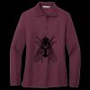 Women's Silk Touch Long Sleeve Polo Thumbnail