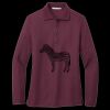Women's Silk Touch Long Sleeve Polo Thumbnail