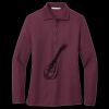 Women's Silk Touch Long Sleeve Polo Thumbnail
