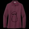 Women's Silk Touch Long Sleeve Polo Thumbnail
