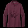Women's Silk Touch Long Sleeve Polo Thumbnail
