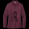 Women's Silk Touch Long Sleeve Polo Thumbnail