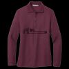Women's Silk Touch Long Sleeve Polo Thumbnail
