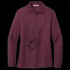 Women's Silk Touch Long Sleeve Polo Thumbnail
