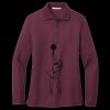 Women's Silk Touch Long Sleeve Polo Thumbnail
