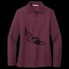 Women's Silk Touch Long Sleeve Polo Thumbnail