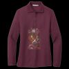 Women's Silk Touch Long Sleeve Polo Thumbnail
