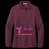 Women's Silk Touch Long Sleeve Polo Thumbnail