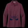 Women's Silk Touch Long Sleeve Polo Thumbnail