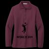 Women's Silk Touch Long Sleeve Polo Thumbnail