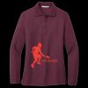 Women's Silk Touch Long Sleeve Polo Thumbnail