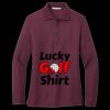 Women's Silk Touch Long Sleeve Polo Thumbnail